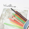 21mm Biodegradable Eco Friendly Environmental Protection Starch Rice Material Straw Natural Wholesale Customized Logo Colorful